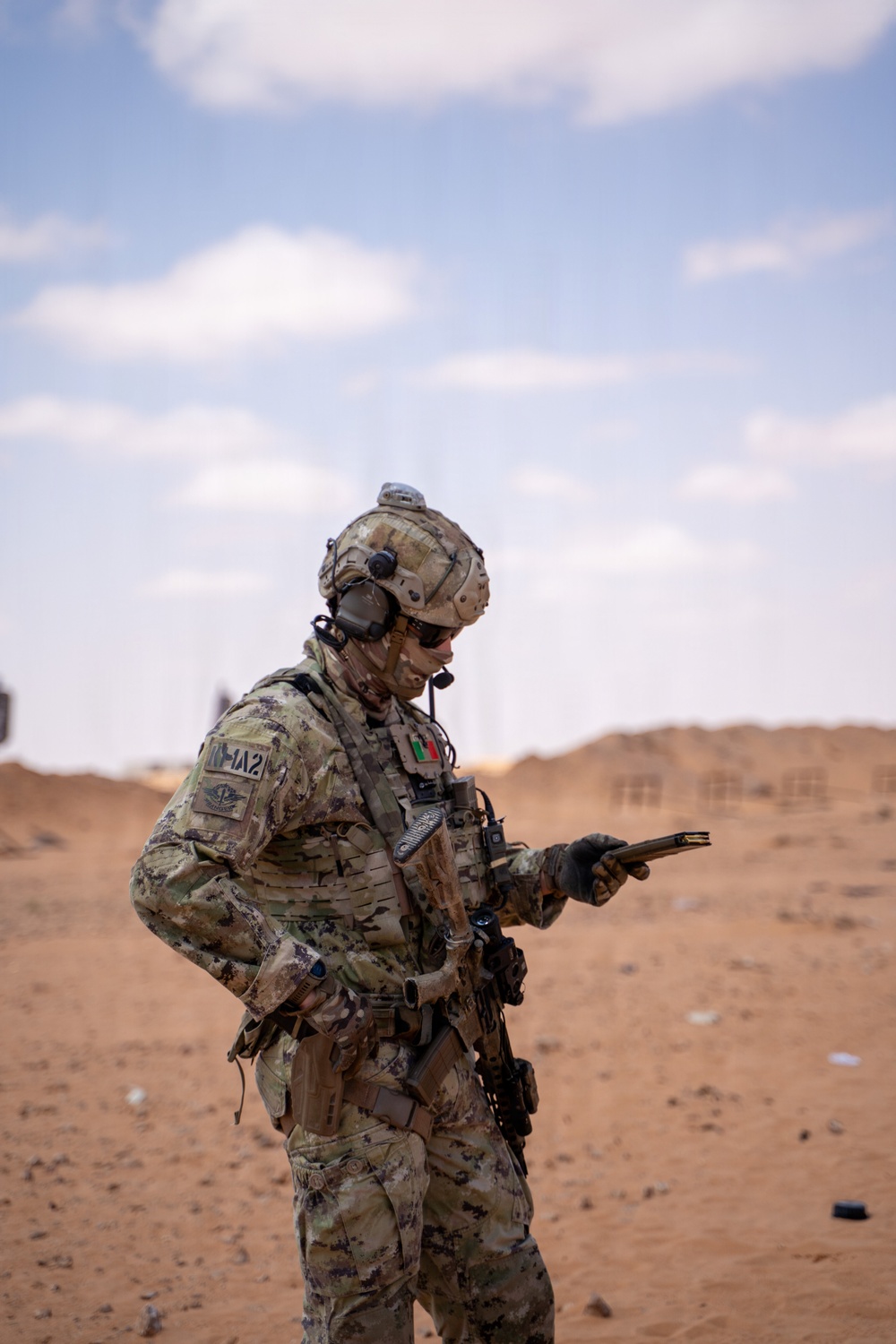 Italian Special Forces conduct live-fire training during Flintlock 2026