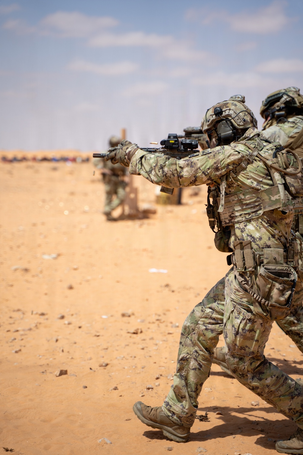 Italian Special Forces conduct live-fire training during Flintlock 2026