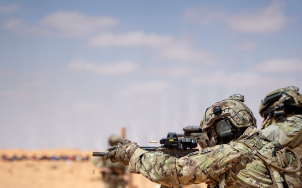 Italian Special Forces conduct live-fire training during Flintlock 2026