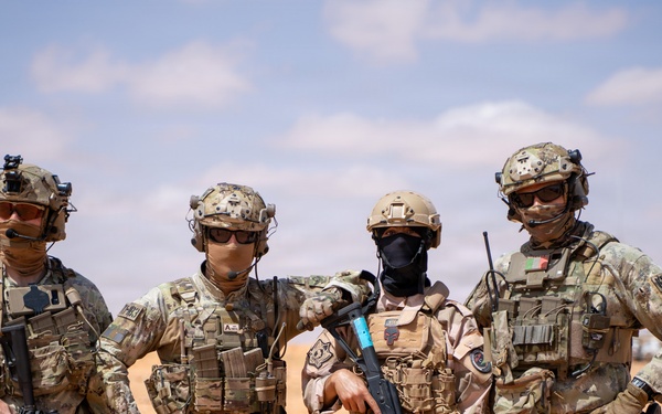 Italian Special Forces conduct live-fire training during Flintlock 2026