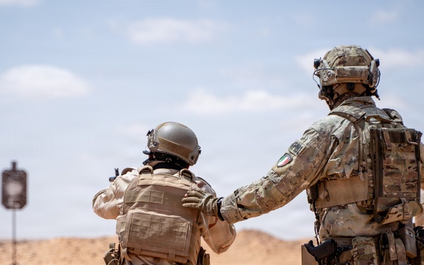 Italian Special Forces conduct live-fire training during Flintlock 2026