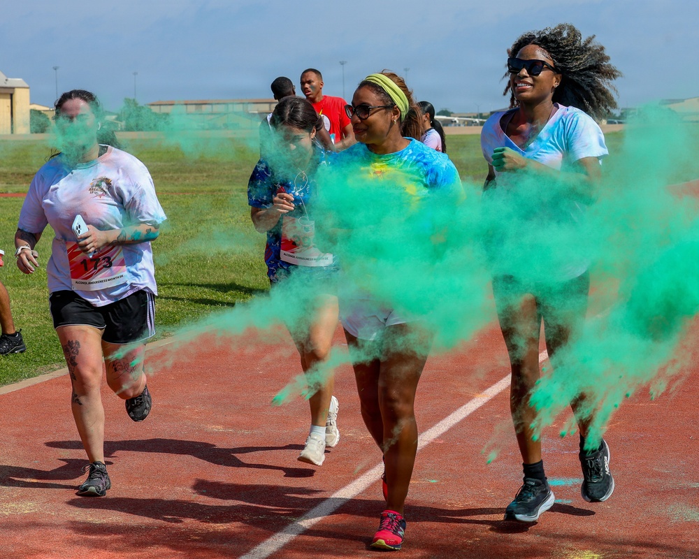 A Burst of Color: Promoting Sexual Assault &amp; Alcohol Misuse Awareness and Prevention at Sheppard AFB