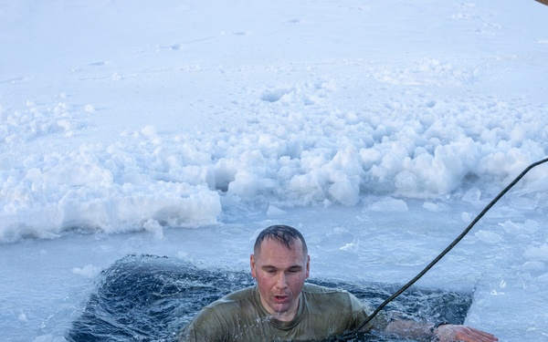 CBIRF Marines and Sailors with Bravo Co. Conduct a Polar Plunge