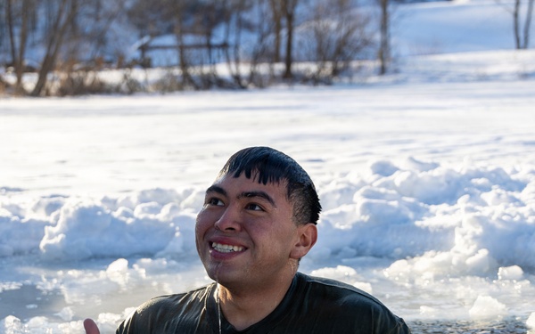 CBIRF Marines and Sailors with Bravo Co. Conduct a Polar Plunge