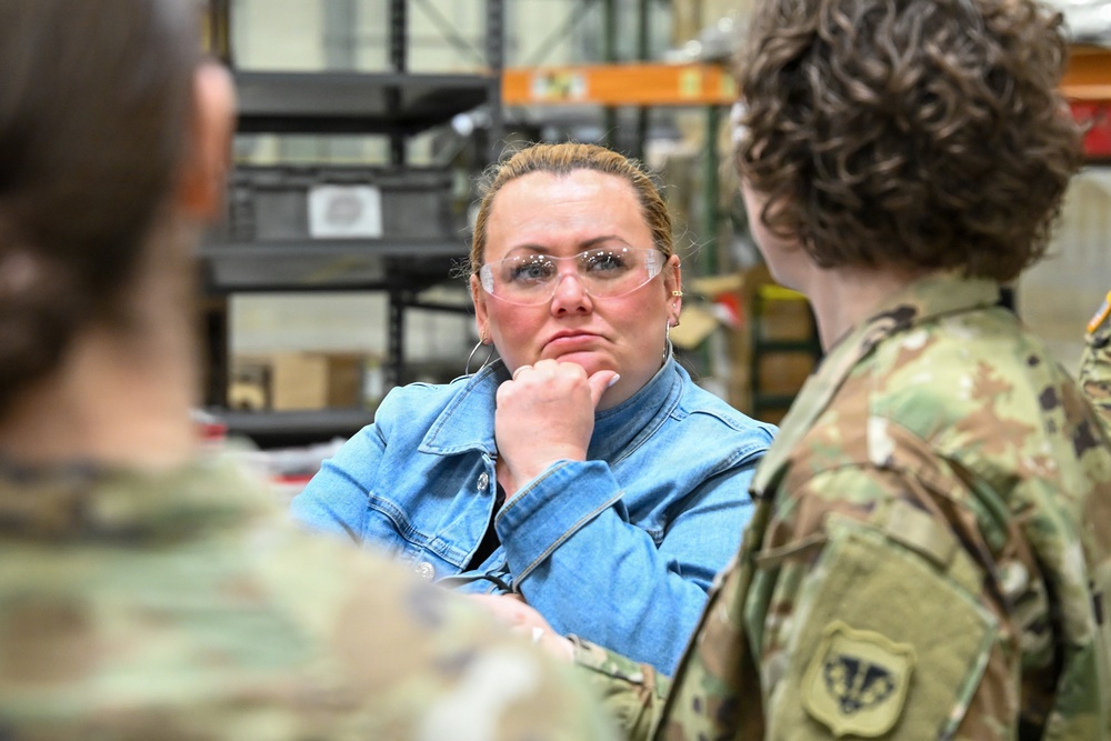 U.S. Army Tank-automotive and Armaments Command and Capability Program Executive for Combat Logistics team members field Refrigeration Tool Kits to members of Wisconsin Army National Guard