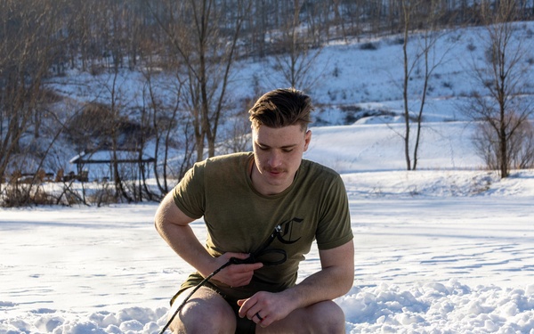 CBIRF Marines and Sailors with Bravo Co. Conduct a Polar Plunge