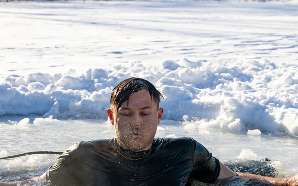 CBIRF Marines and Sailors with Bravo Co. Conduct a Polar Plunge