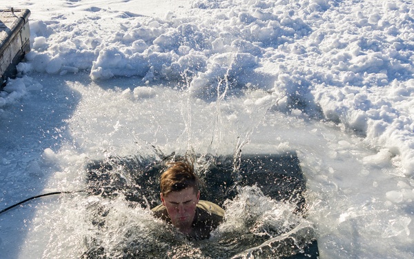 CBIRF Marines and Sailors with Bravo Co. Conduct a Polar Plunge