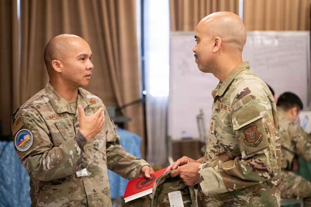 Chief Nunez visits Reserve Airmen supporting Exercise Balikatan
