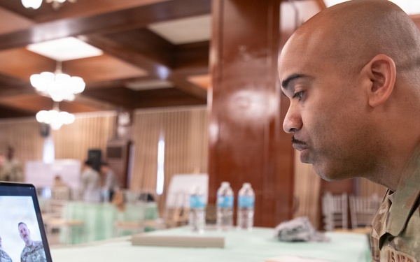 Chief Nunez visits Reserve Airmen supporting Exercise Balikatan