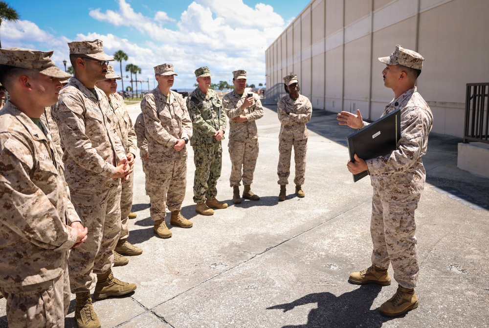 TF 51/5th MEB career counselor meritoriously promotes to rank of gunnery sergeant