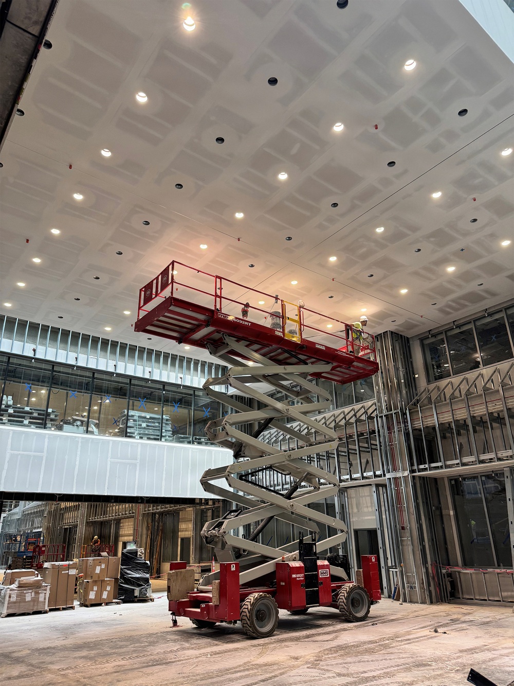 Construction continues at the site of the Louisville VA Medical Center April 16, 2026