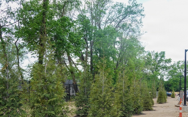 Construction continues at the site of the Louisville VA Medical Center April 16, 2026