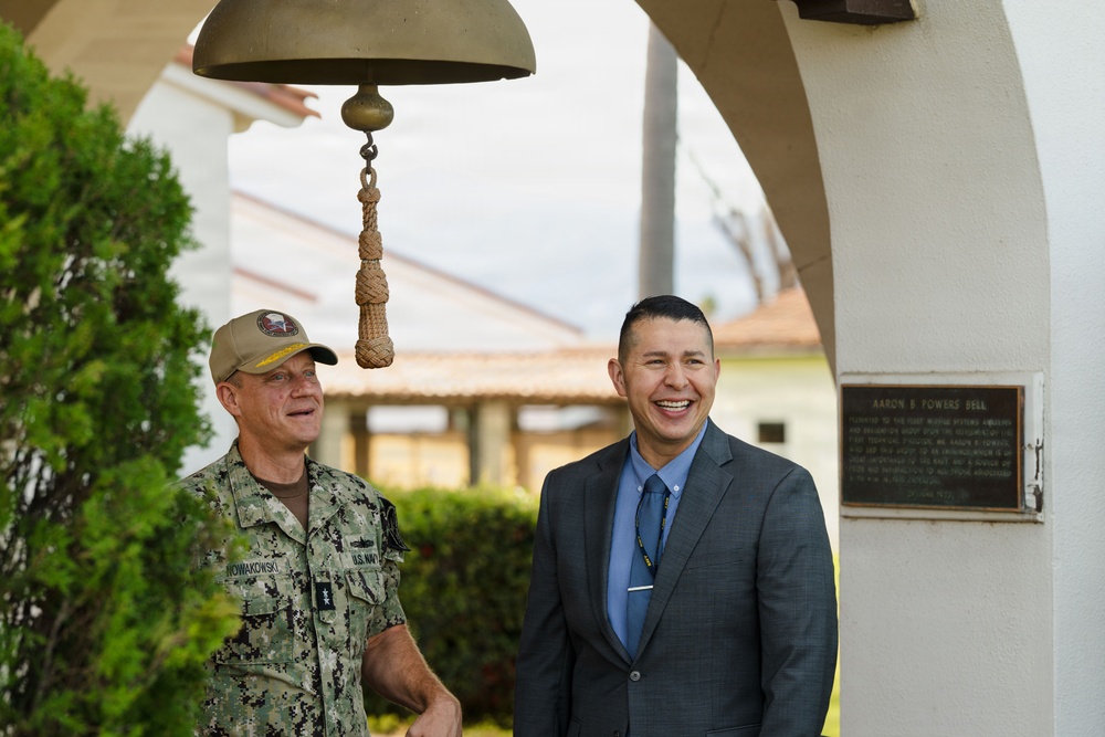 Rear Adm. Robert Nowakowski Visits NSWC Corona