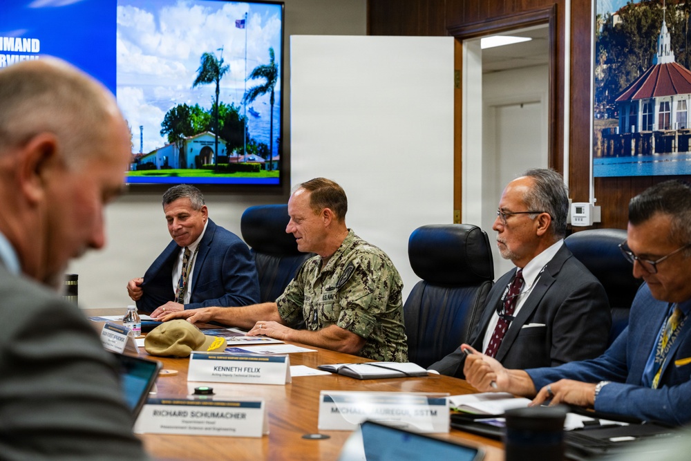 Rear Adm. Robert Nowakowski Visits NSWC Corona