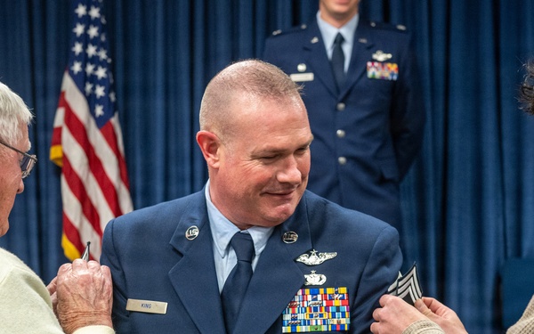 King promoted to chief