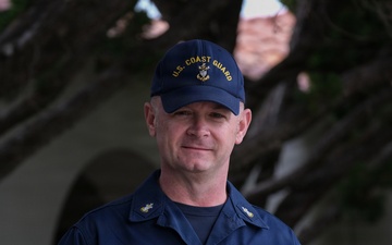 U.S. Coast Guard Master Chief Phillip Waldron unit visit