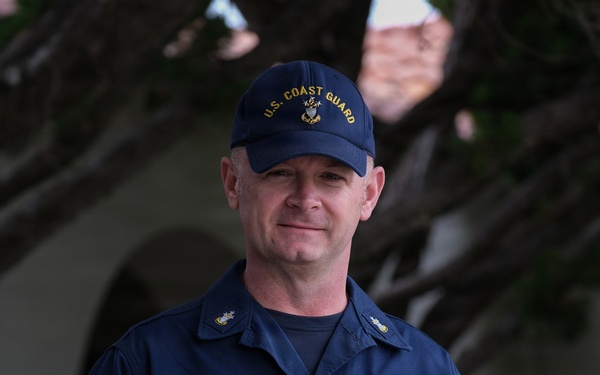 U.S. Coast Guard Master Chief Phillip Waldron unit visit