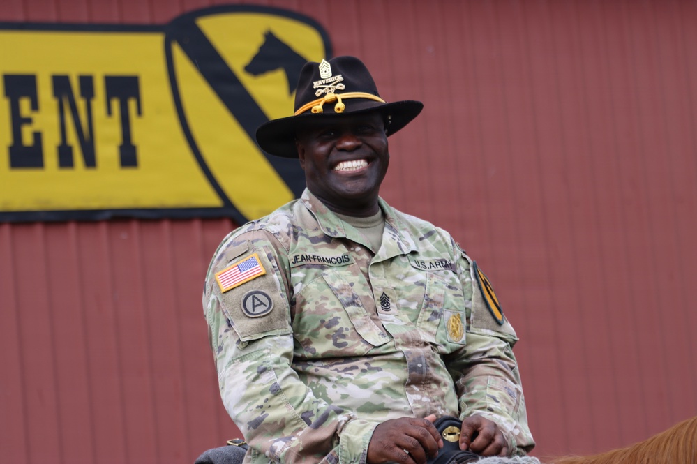 1st Cavalry Division leads a staff ride at the Horse Cavalry Detachment