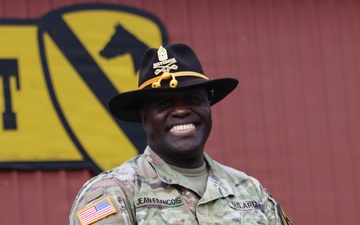 1st Cavalry Division leads a staff ride at the Horse Cavalry Detachment