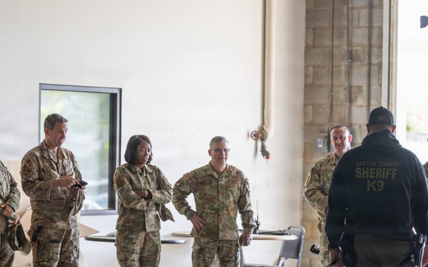 145th Airlift Wing hosts training for local law enforcement K-9 units