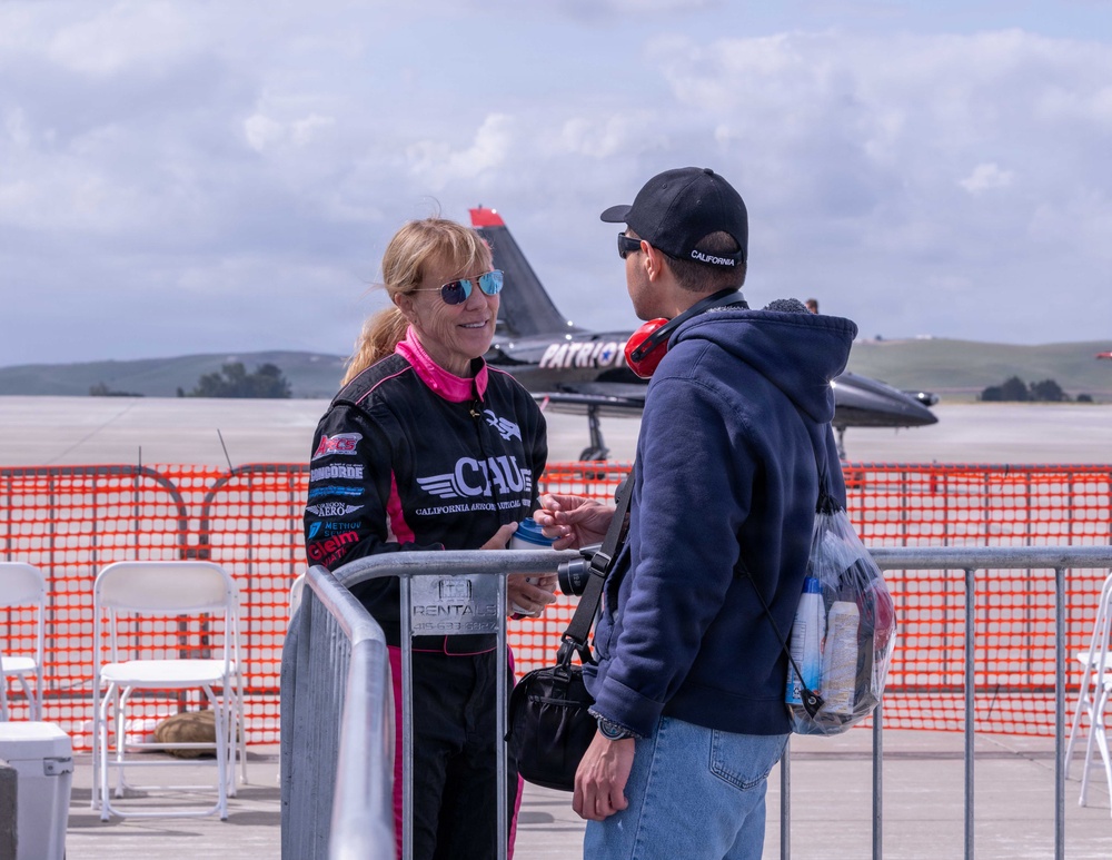 Travis conducts Wings Over Solano air show and open house