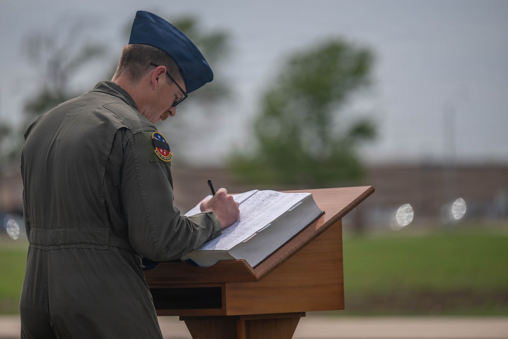54th Air Refueling Squadron holds memorial to honor Zeus 95 fallen crew members