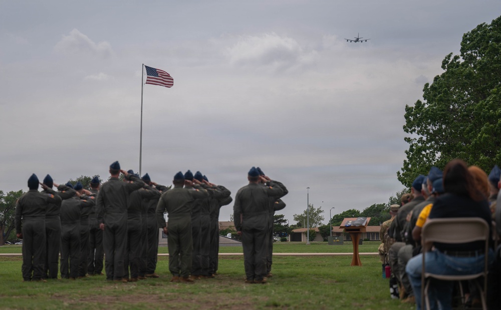 54th Air Refueling Squadron holds memorial to honor Zeus 95 fallen crew members