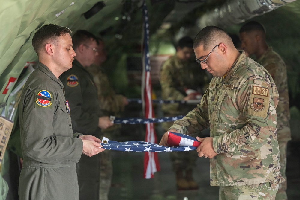 54th Air Refueling Squadron holds memorial to honor Zeus 95 fallen crew members
