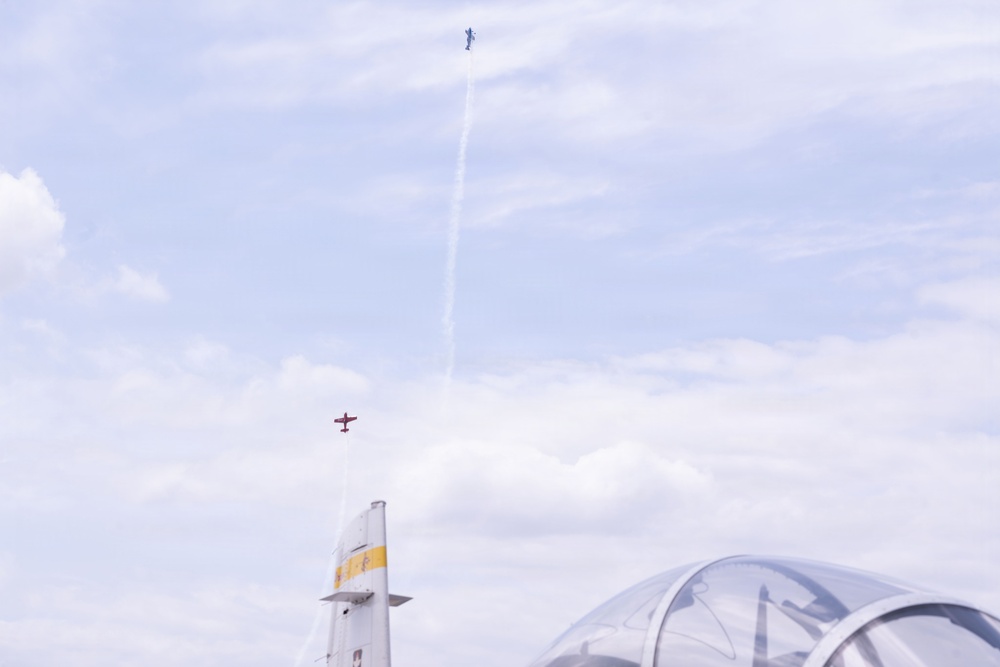 Travis conducts Wings Over Solano air show and open house