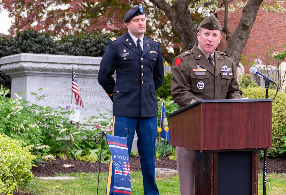 President James Buchanan 235th Memorial Wreath Laying Ceremony