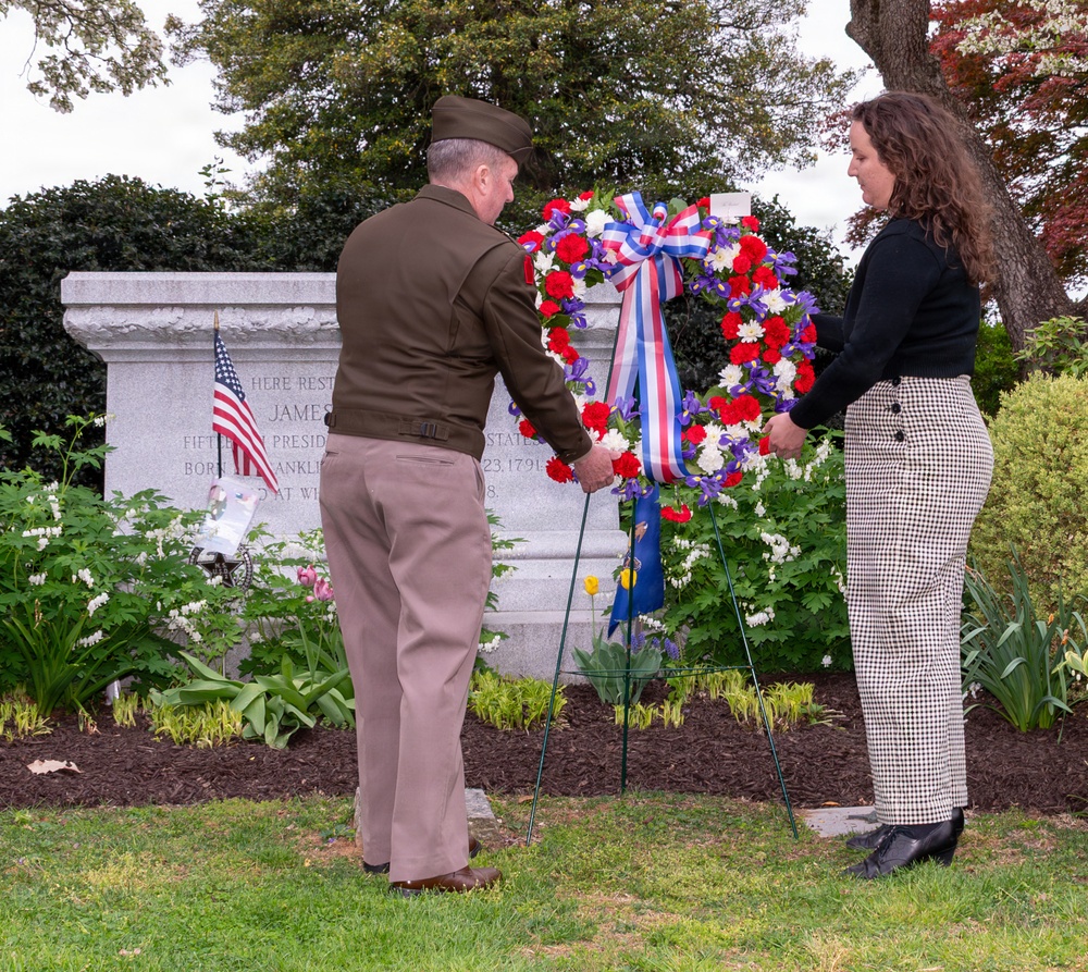 President James Buchanan 235th Memorial Wreath Laying Ceremony