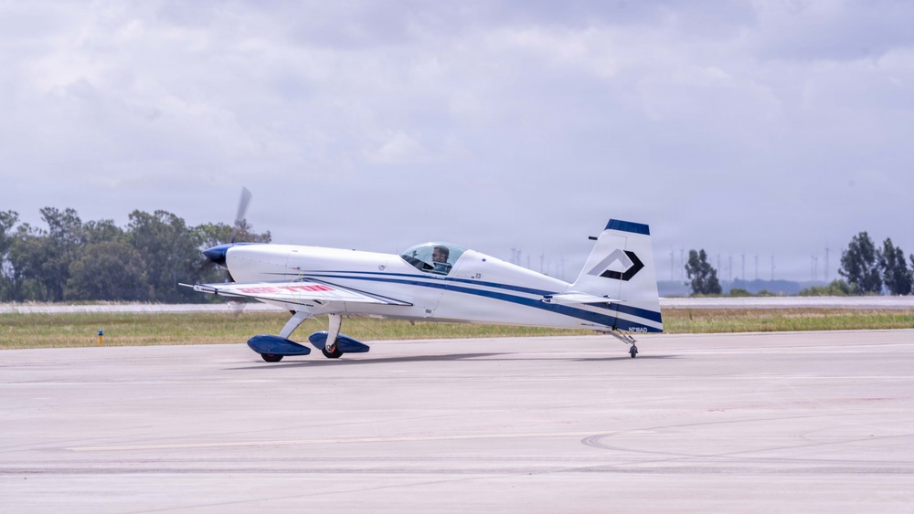 Travis conducts Wings Over Solano air show and open house
