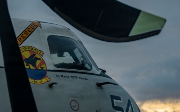 USS Nimitz Transits the Strait of Magellan