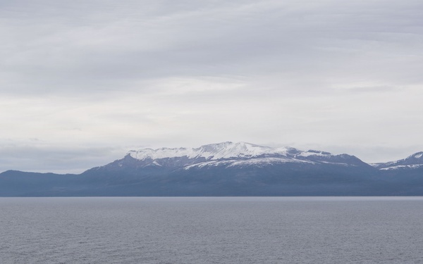 USS Nimitz Transits the Strait of Magellan