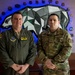 168th Wing Commander presents his Commander Coin to 354th Medical Group Airmen