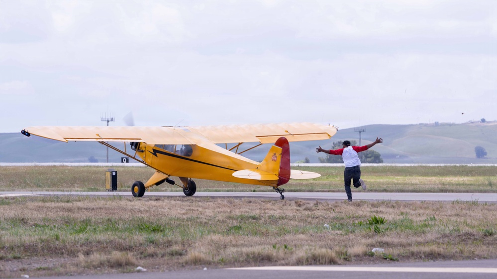 Travis conducts Wings Over Solano air show and open house