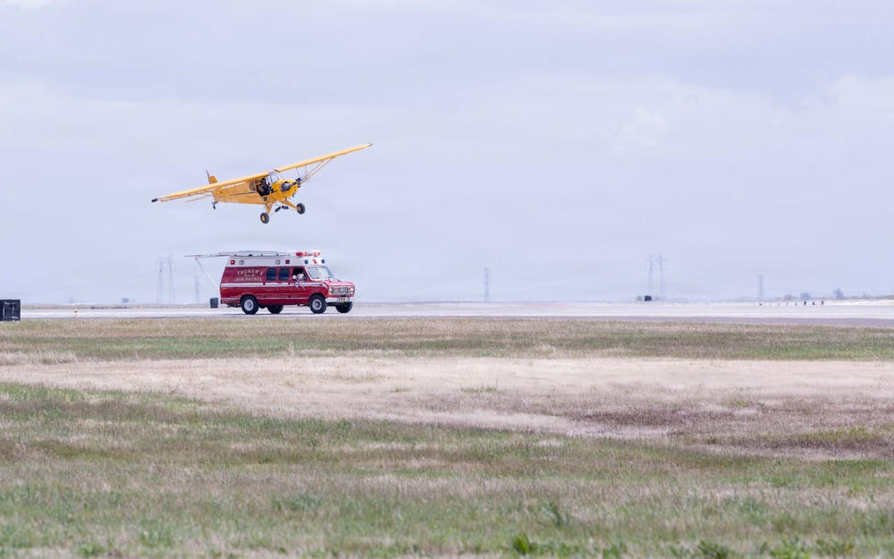 Travis conducts Wings Over Solano air show and open house