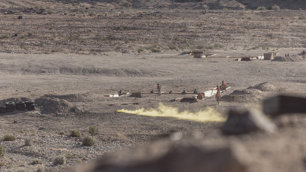 SLTE 2-26: Alpha Company 1st Battalion, 2nd Marine Regiment range 410 live fire platoon attack