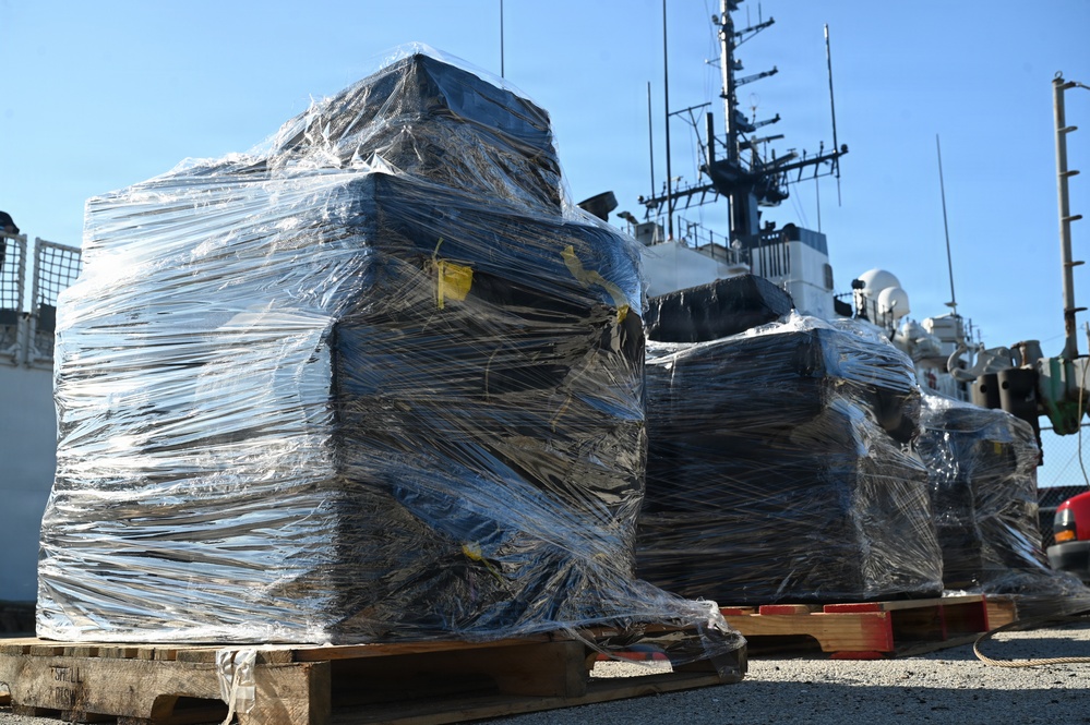 Coast Guard offloads over $53M in illicit drugs from the Eastern Pacific &amp; Caribbean Sea