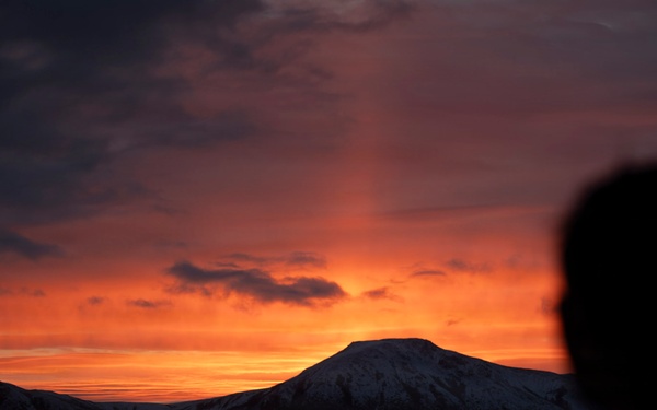 USS Nimitz Transits the Strait of Magellan