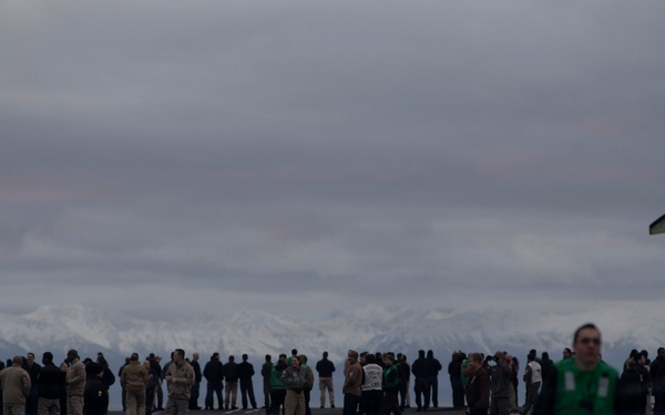 USS Nimitz Transits the Strait of Magellan