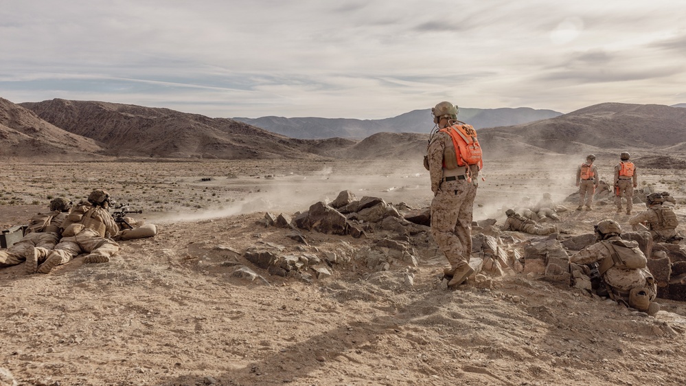 SLTE 2-26: 1st Battalion, 2nd Marine Regiment Machine gunners support platoon attacks