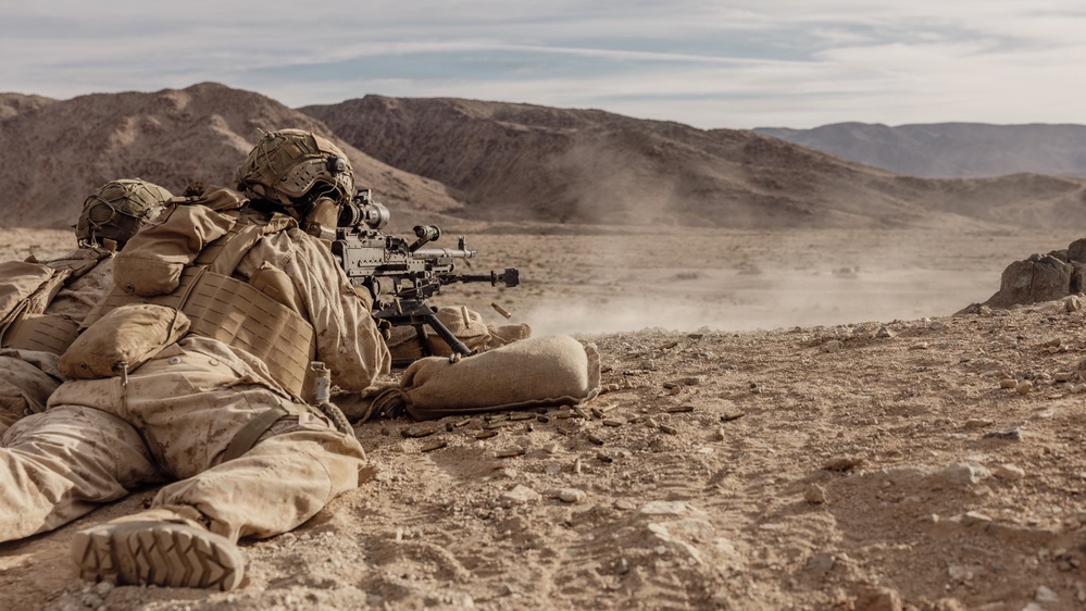 SLTE 2-26: 1st Battalion, 2nd Marine Regiment Machine gunners support platoon attacks