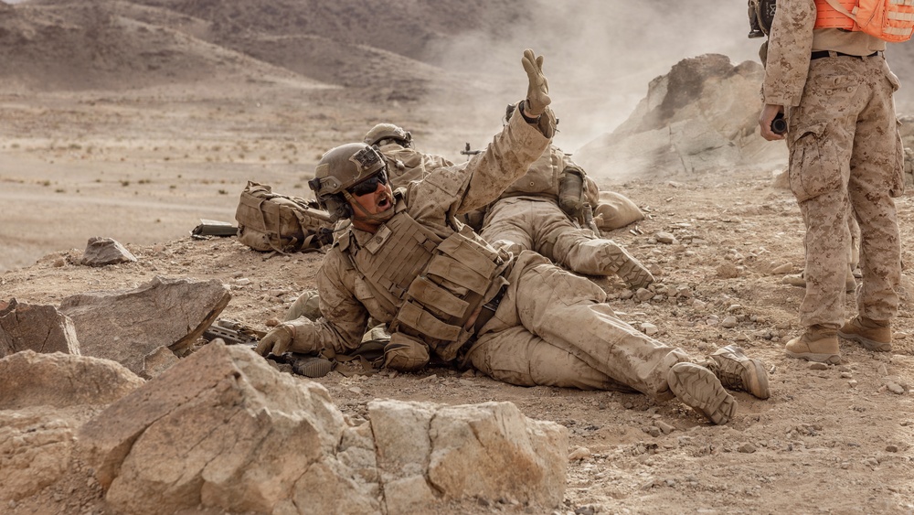 SLTE 2-26: 1st Battalion, 2nd Marine Regiment Machine gunners support platoon attacks