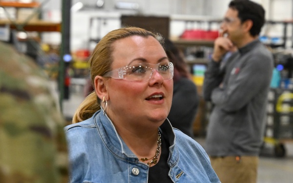 U.S. Army Tank-automotive and Armaments Command and Capability Program Executive for Combat Logistics team members field Refrigeration Tool Kits to members of Wisconsin Army National Guard
