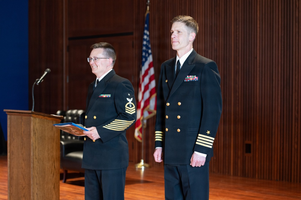 US Navy Band Hosts Retirement Ceremony for MUCS Randy Johnson