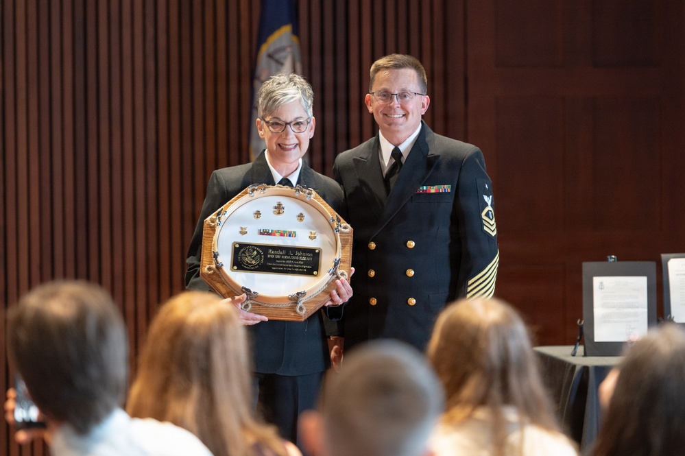 US Navy Band Hosts Retirement Ceremony for MUCS Randy Johnson