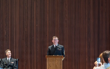 US Navy Band Hosts Retirement Ceremony for MUCS Randy Johnson