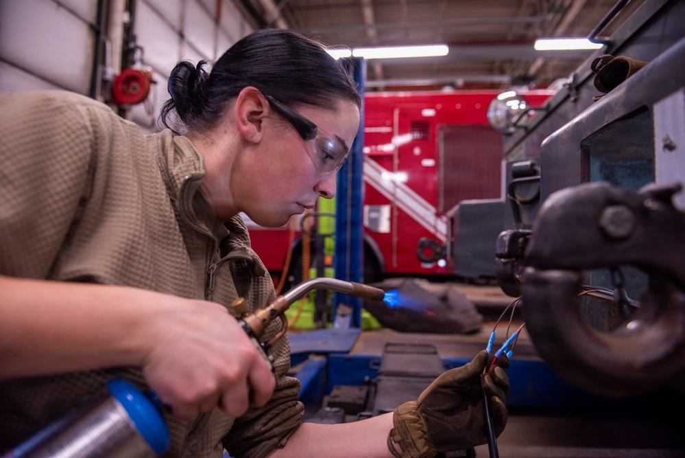 Vehicle Maintenance Keeps the 180FW Moving